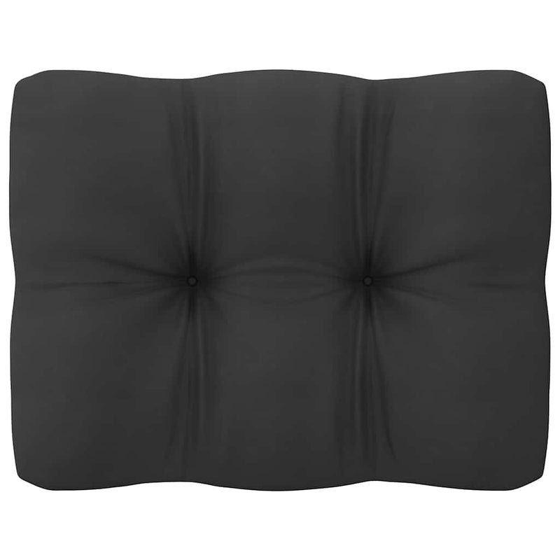 Set mobilier de grădină cu perne, 2 piese, alb, lemn masiv pin
