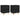 Noptiere cu picioare lemn masiv pin, 2 buc., negru, 40x35x50 cm