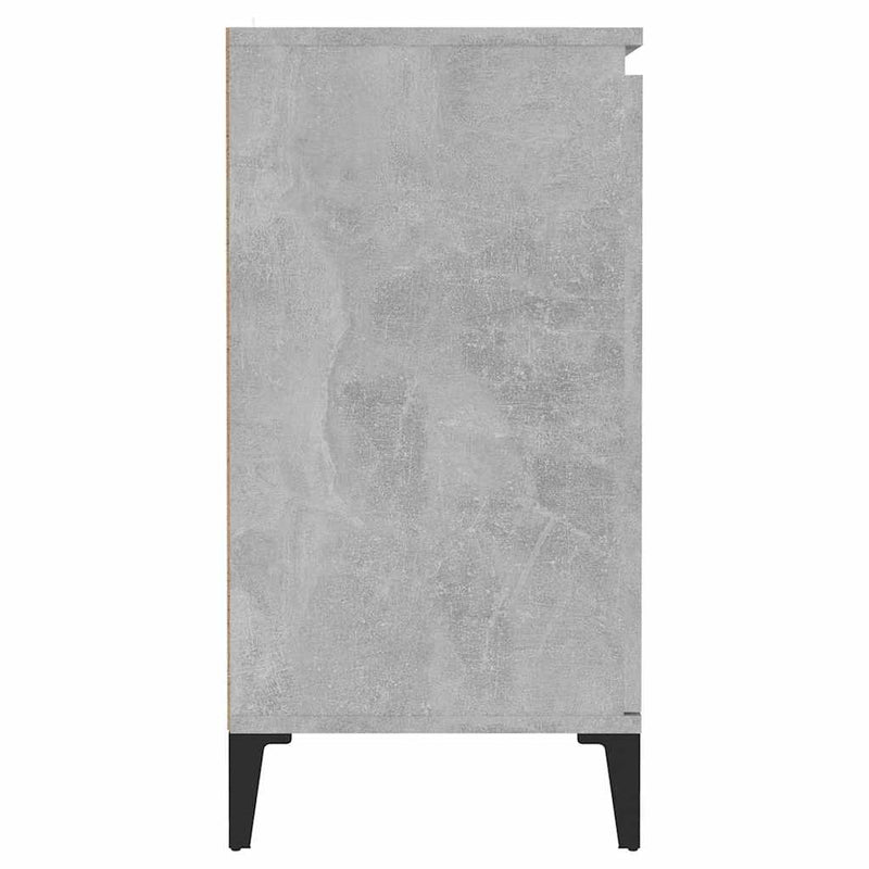 Servantă, gri beton, 60x35x70 cm, lemn prelucrat