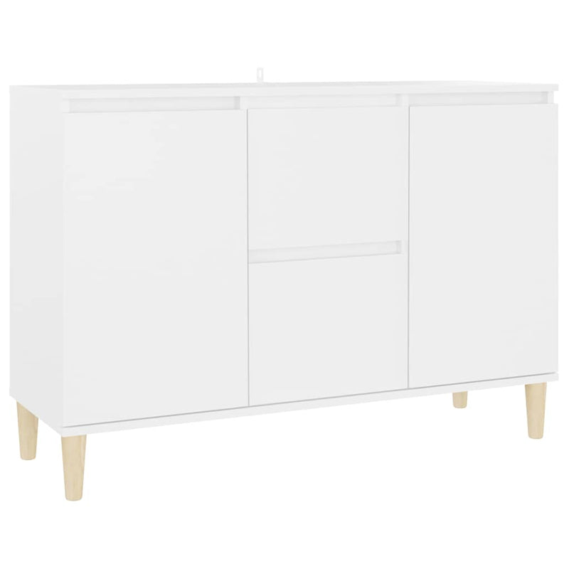 Servantă, alb, 101x35x70 cm, lemn prelucrat