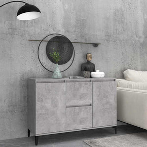 Servantă, gri beton, 102x35x70 cm, PAL