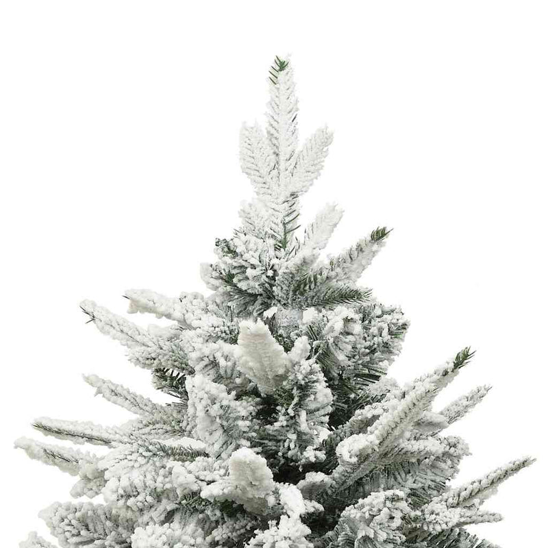 Pom de Crăciun artificial cu zăpadă, verde, 240 cm, PVC