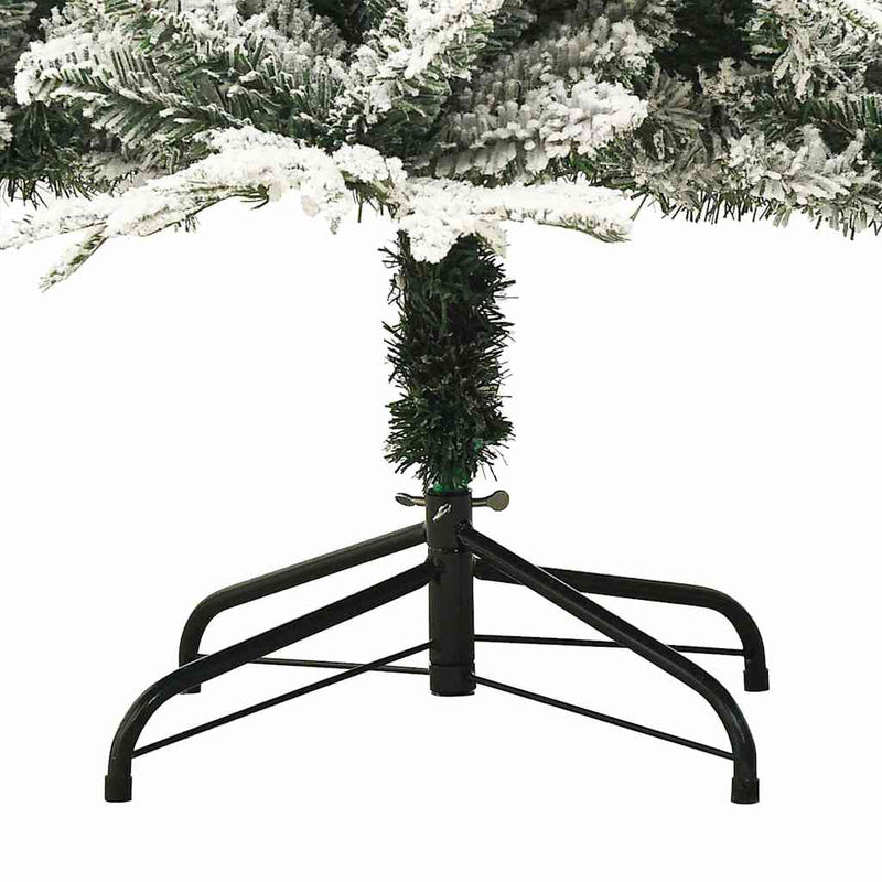Pom de Crăciun artificial cu zăpadă, verde, 240 cm, PVC