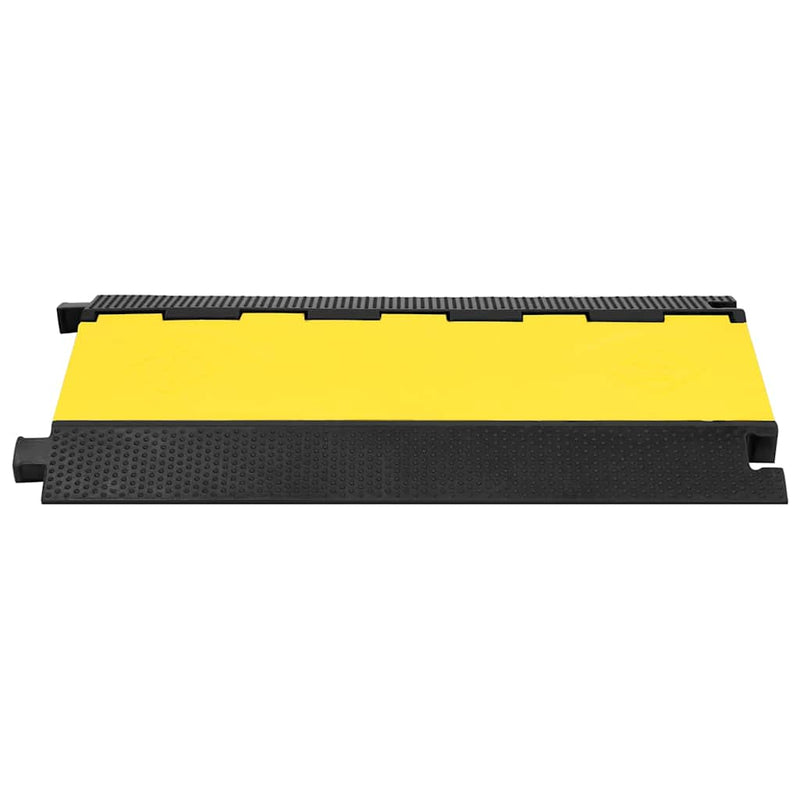 Rampă de protecție cabluri, 5 canale, 90 cm, cauciuc