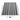 Set panouri gard, 526x146 cm, gri, WPC