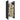 Rastel lemne de foc negru 40x35x100 cm sticlă securizată