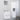 Set mobilier de baie, alb, lemn prelucrat