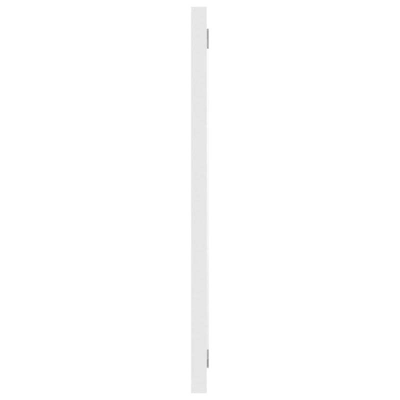 Set mobilier de baie, alb, lemn prelucrat