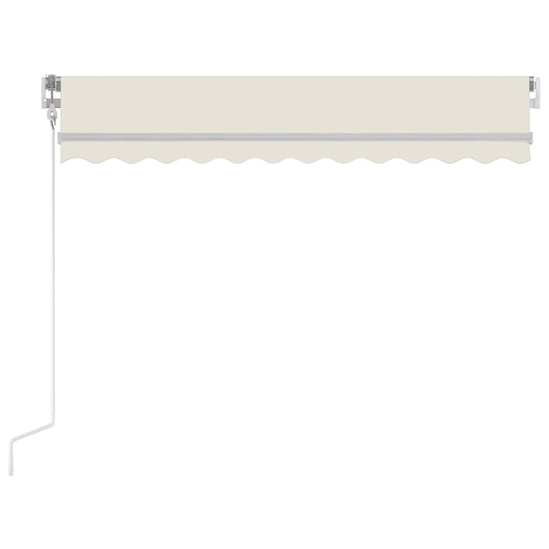 Copertină retractabilă automat, crem, 300x250 cm