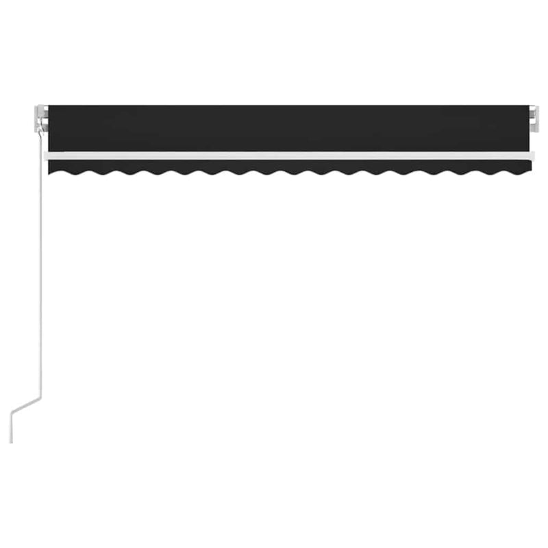Copertină retractabilă Antracit 400 × 300 cm
