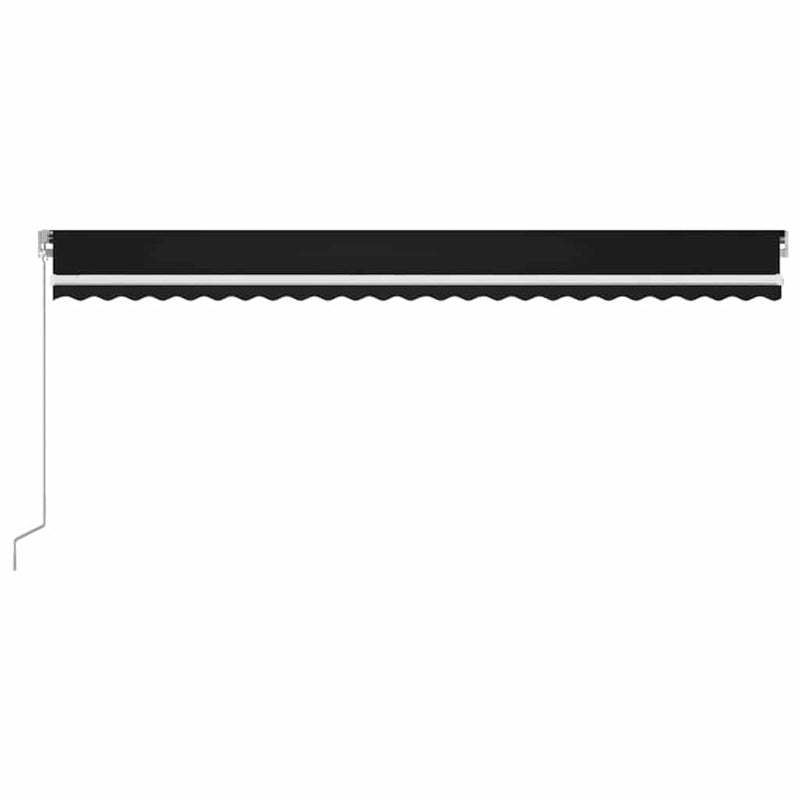 Copertină retractabilă Antracit 600 × 300 cm