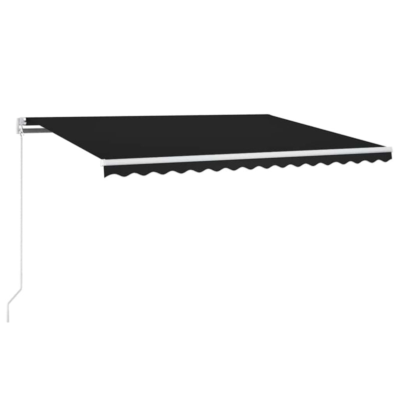 Copertină retractabilă Antracit 400 × 350 cm