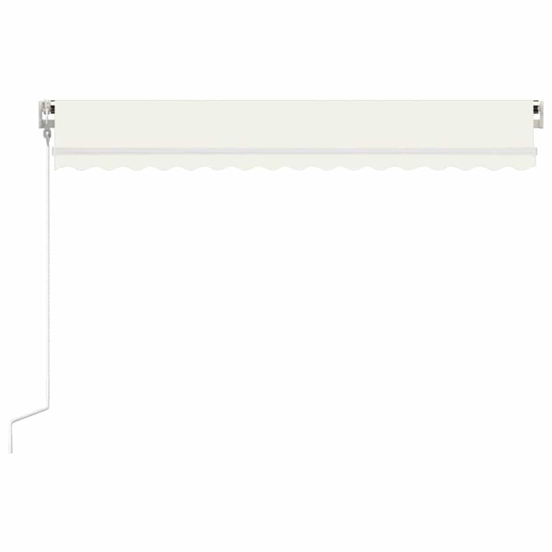 Copertină retractabilă automat, crem, 400x350 cm