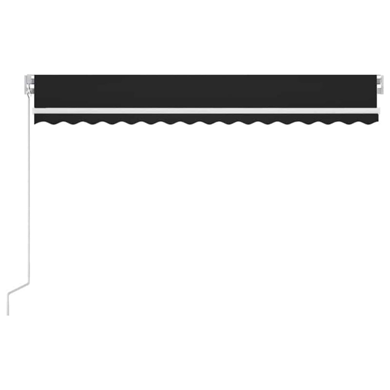 Copertină retractabilă Antracit 450 × 350 cm