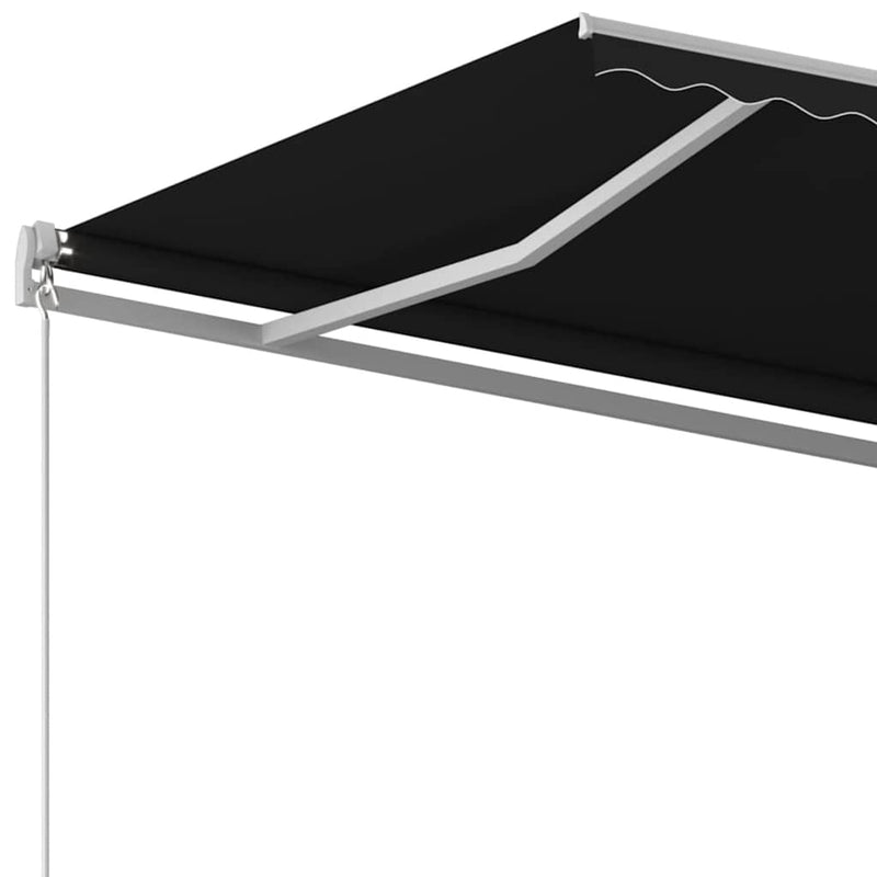 Copertină retractabilă Antracit 450 × 350 cm