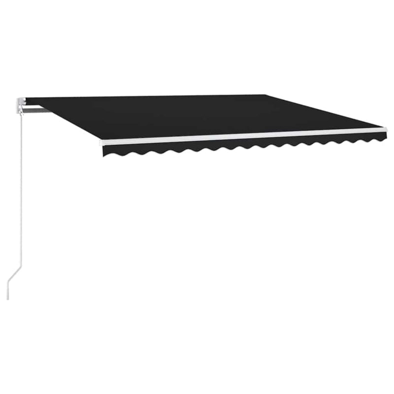 Copertină retractabilă Antracit 450 × 350 cm