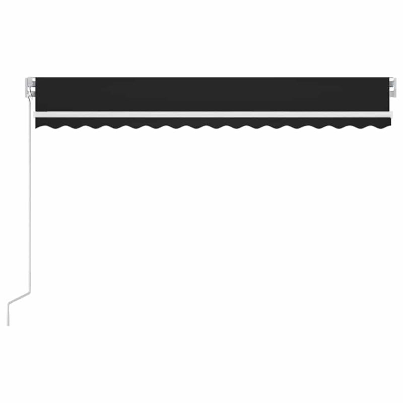 Copertină retractabilă Antracit 450 × 350 cm