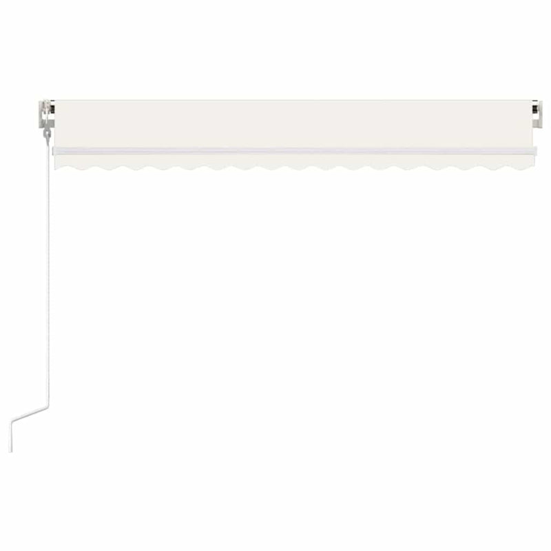 Copertină retractabilă automat, crem, 450x350 cm