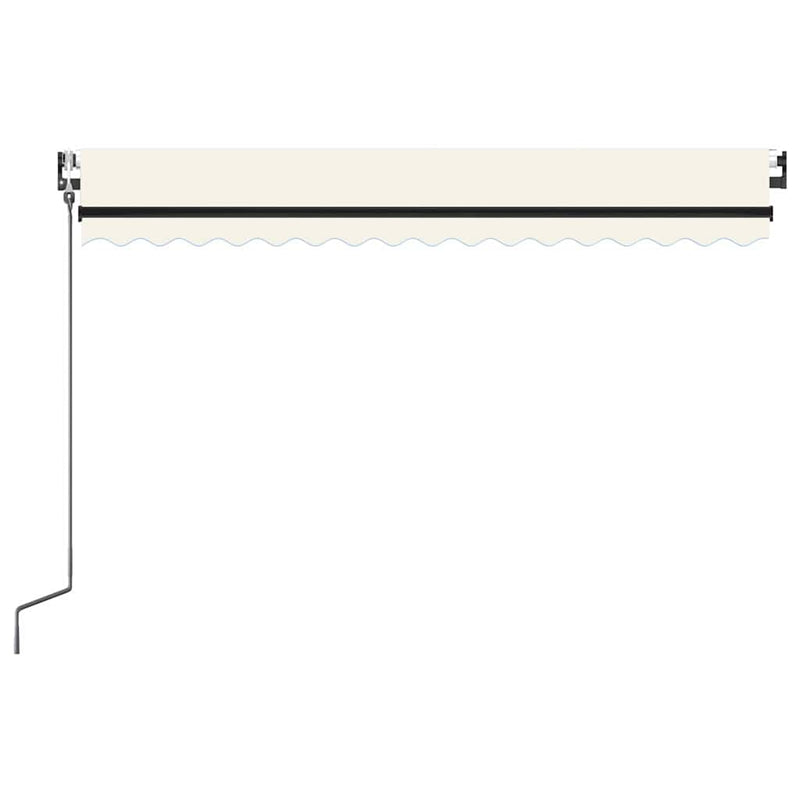 Copertină retractabilă Crem 400 × 350 cm Poliester