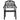 Set mobilier bistro, 3 piese, negru, aluminiu turnat