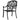 Set mobilier bistro, 3 piese, negru, aluminiu turnat
