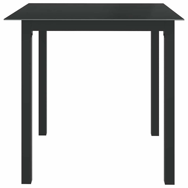 Set mobilier de grădină, 5 piese, antracit, aluminiu