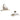 Rafturi perete suspendate 2 buc. alb/stejar 50x23,5x3,8cm MDF