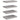 Rafturi de perete suspendate 4 buc. gri beton 40x23,5x3,8 cm MDF
