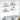 Rafturi perete suspendate, 4 buc., gri beton, 50x23,5x3,8 cm, MDF