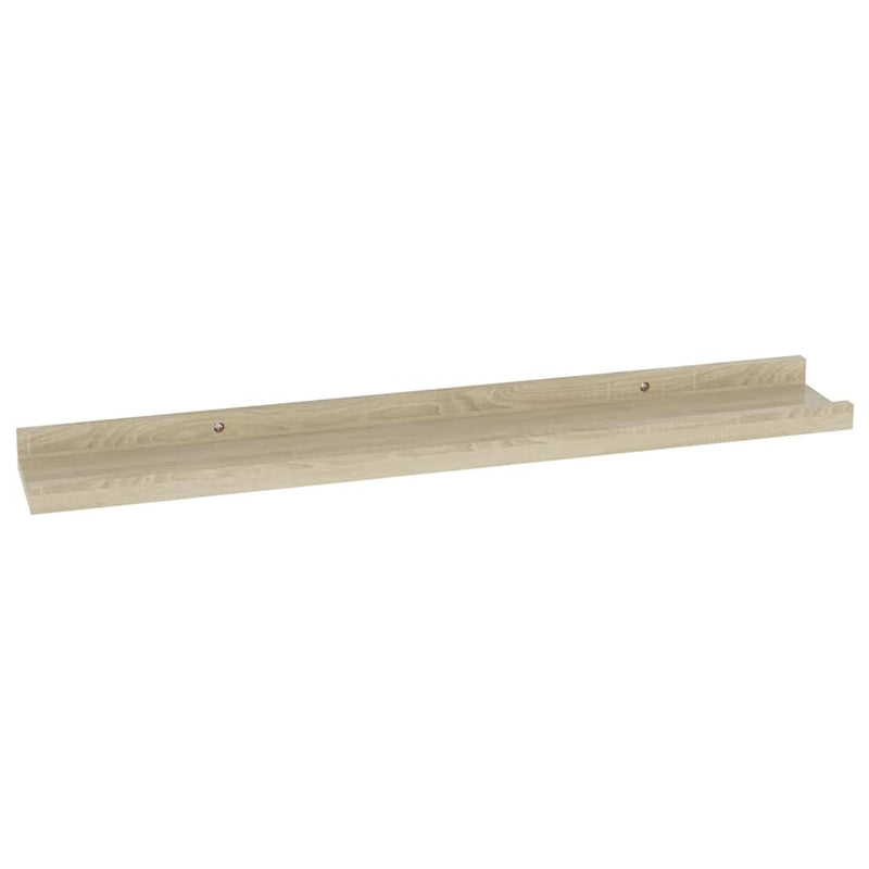 Rafturi de perete 2 buc. Stejar Sonoma 60x9x3 cm