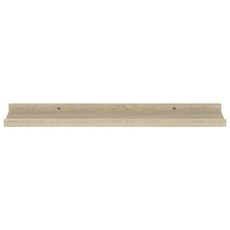 Rafturi de perete 2 buc. Stejar Sonoma 60x9x3 cm