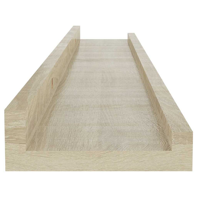 Rafturi de perete 2 buc. Stejar Sonoma 60x9x3 cm