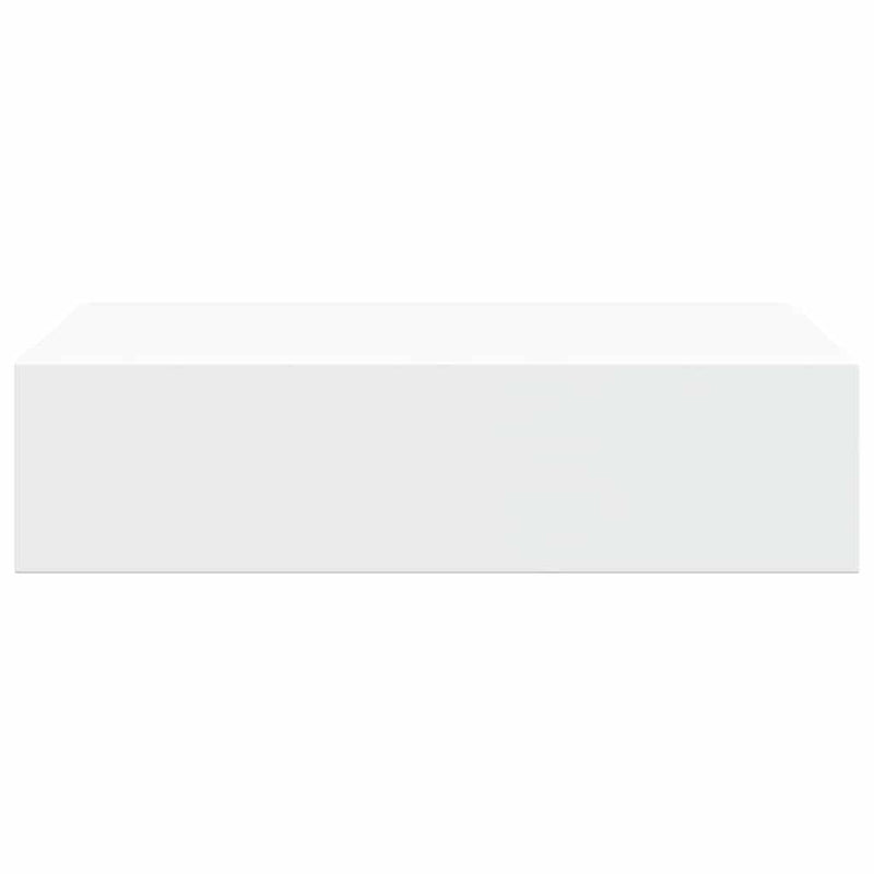 Dulap de perete cu sertare, 2 buc., alb, 40x23,5x10 cm, MDF