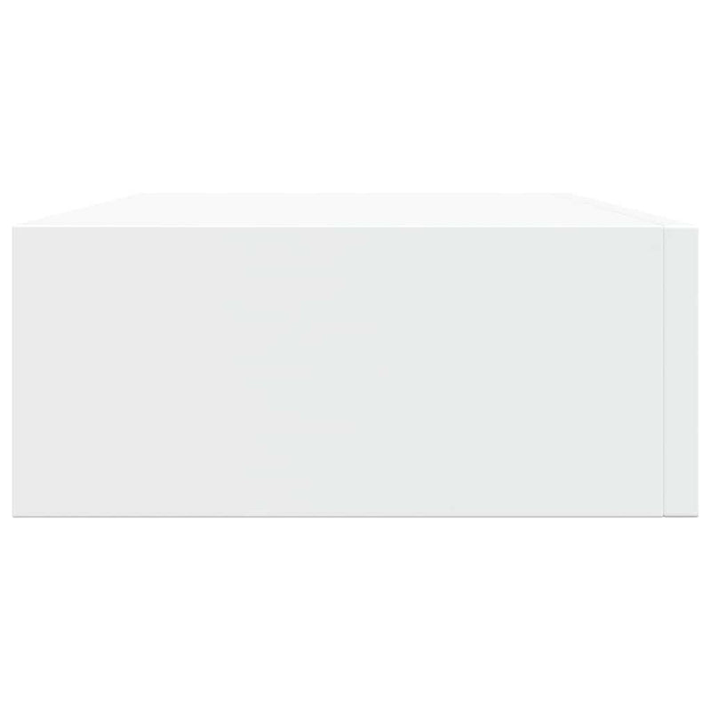 Dulap de perete cu sertare, 2 buc., alb, 40x23,5x10 cm, MDF