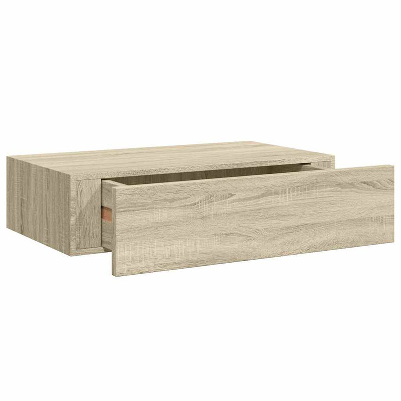 Dulap de perete cu sertar, stejar, 40x23,5x10 cm, MDF
