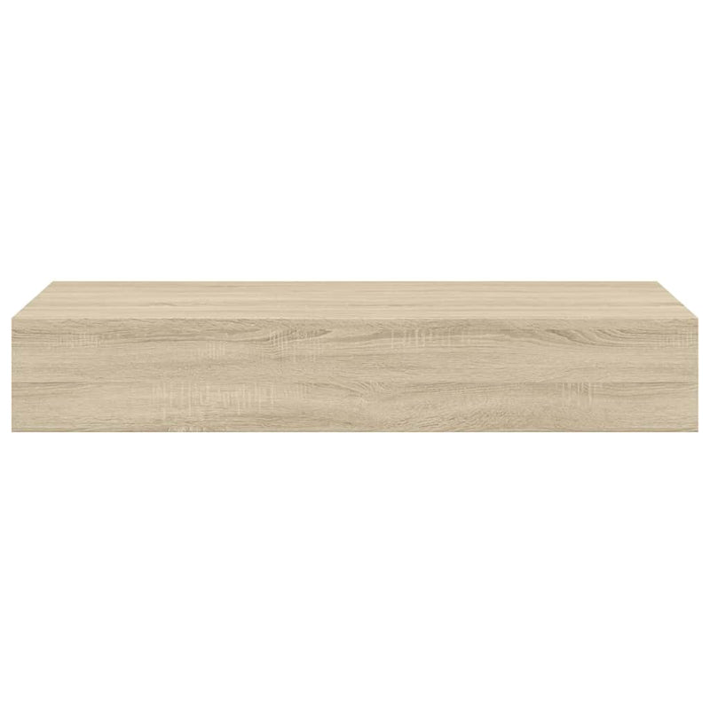 Dulapuri de perete cu sertare 2 buc. stejar 60x23,5x10 cm MDF