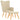Scaun de relaxare cu taburet, crem, material textil