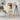 Scaun de relaxare cu taburet, crem, material textil