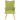 Scaun de relaxare cu taburet, verde, textil