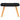 Scaun de relaxare cu taburet, negru, textil