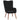 Scaun de relaxare, negru, catifea