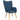 Scaun de relaxare, albastru, material textil