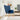 Scaun de relaxare, albastru, material textil