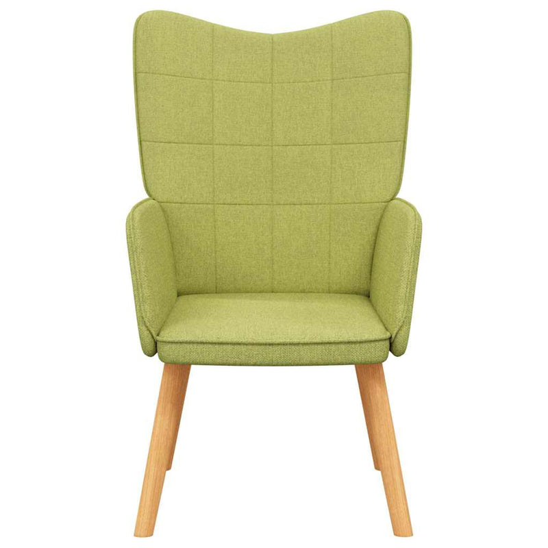 Scaun de relaxare, verde, material textil
