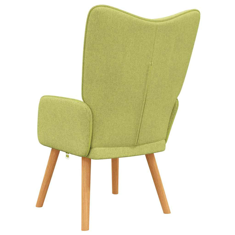 Scaun de relaxare, verde, material textil