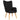 Scaun de relaxare, negru, material textil