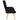 Scaun de relaxare, negru, material textil