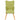 Scaun de relaxare cu taburet, verde, textil