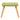 Scaun de relaxare cu taburet, verde, textil