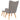 Scaun de relaxare cu taburet,taupe, textil
